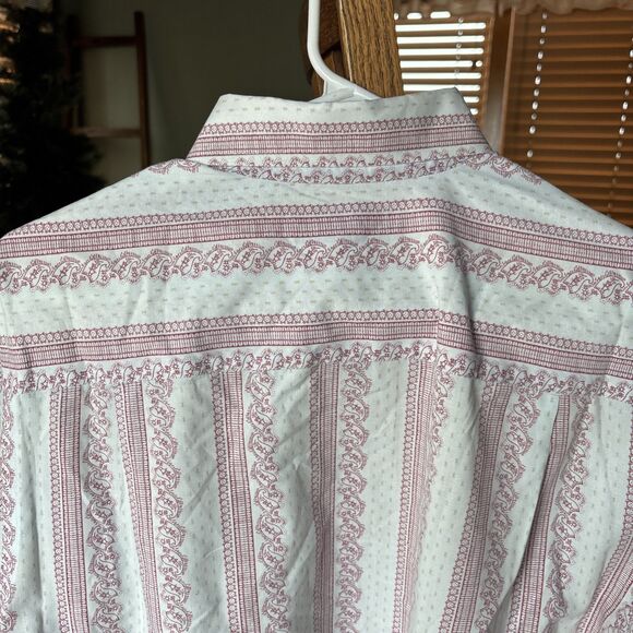 VIntage 90s Fink Classics Mens Shirt Plaid Red Flannel Button Up Medium USA - Picture 5 of 7